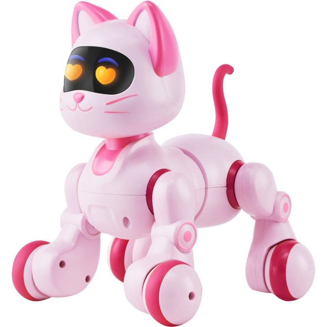VEVOR RC Robot Cat Toy for Kid Talking Dancing Touch Remote Control Programmable - Image 11