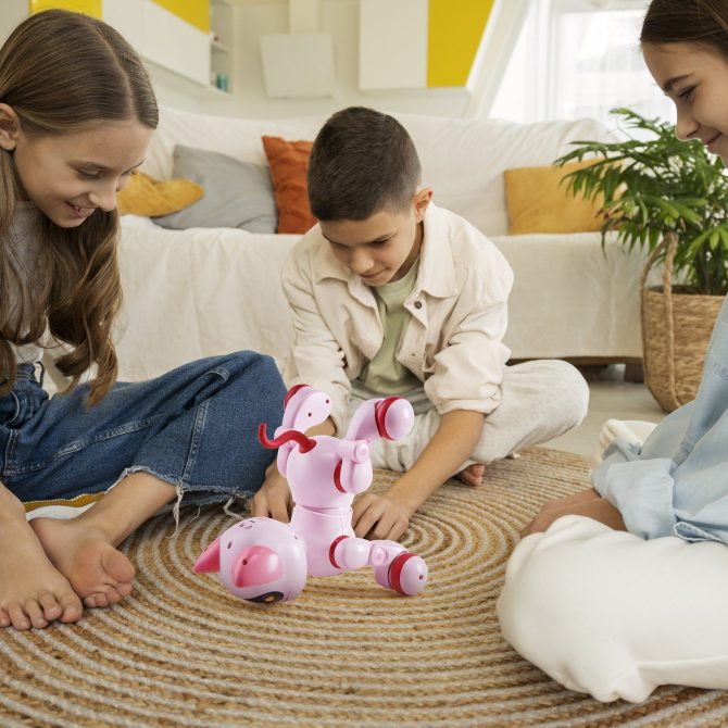 VEVOR RC Robot Cat Toy for Kid Talking Dancing Touch Remote Control Programmable - Image 8