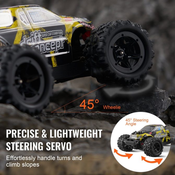 Remote Control Car 1:18 Scale All Terrain 4WD Off-Road Truck for Kids - Image 3