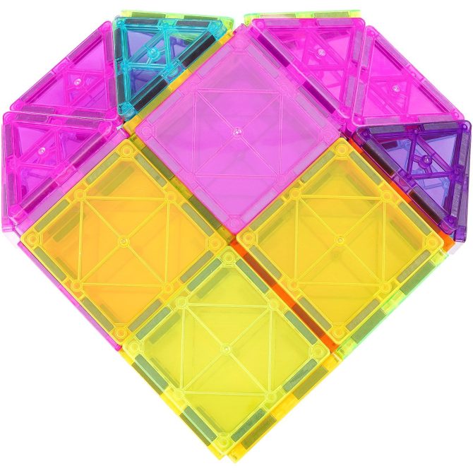 VEVOR Magnetic Tiles Magnetic Building Toy 32 PCS Magnet Blocks for Kids 3D Set - Image 10