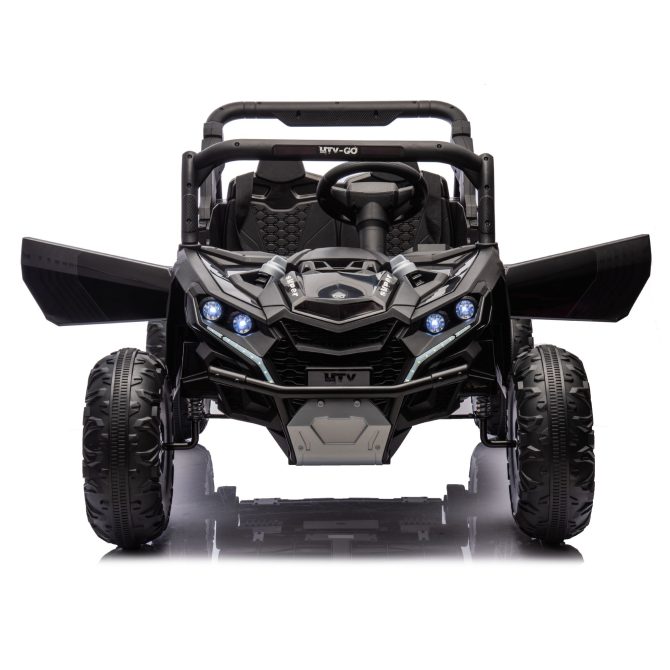 24V Two-Seater Kids Ride On UTV W/Parents Remote Control,Four-Wheel Suspension,Slow Start,Large wheel design,Anti-collision bar,Storage space,Music,USB,Bluetooth,Volume control,LED lights for Kids 3+. - Image 12