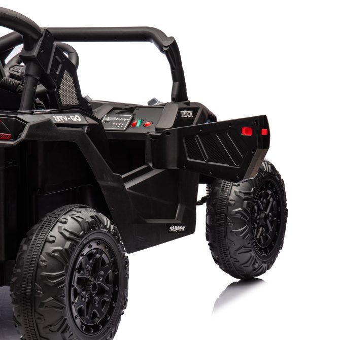 24V Two-Seater Kids Ride On UTV W/Parents Remote Control,Four-Wheel Suspension,Slow Start,Large wheel design,Anti-collision bar,Storage space,Music,USB,Bluetooth,Volume control,LED lights for Kids 3+. - Image 14