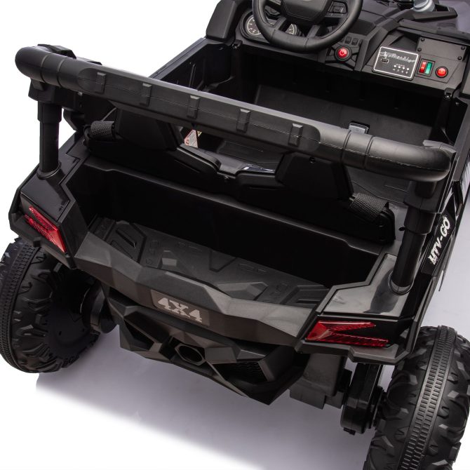 24V Two-Seater Kids Ride On UTV W/Parents Remote Control,Four-Wheel Suspension,Slow Start,Large wheel design,Anti-collision bar,Storage space,Music,USB,Bluetooth,Volume control,LED lights for Kids 3+. - Image 17