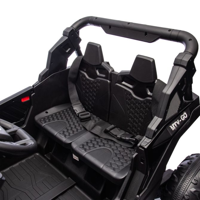 24V Two-Seater Kids Ride On UTV W/Parents Remote Control,Four-Wheel Suspension,Slow Start,Large wheel design,Anti-collision bar,Storage space,Music,USB,Bluetooth,Volume control,LED lights for Kids 3+. - Image 18
