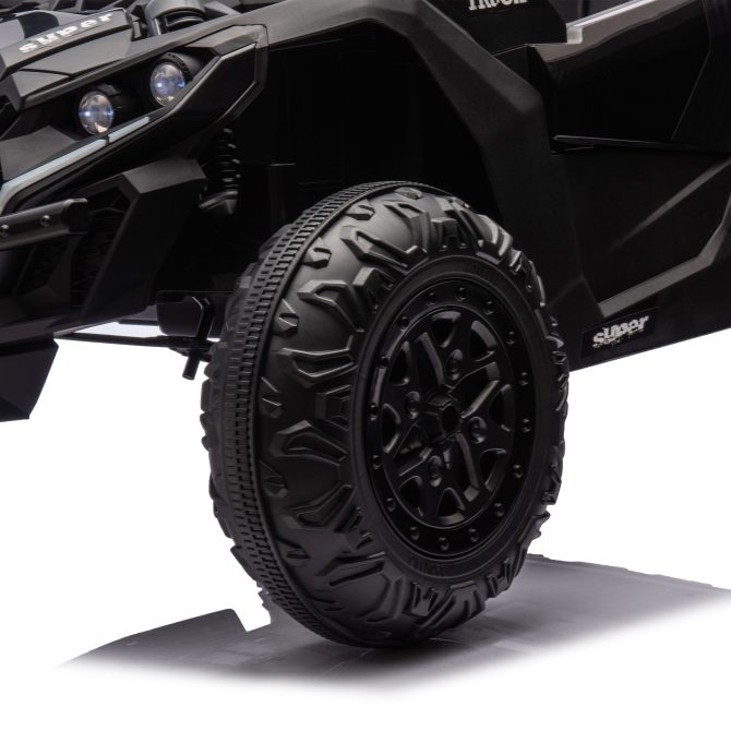 24V Two-Seater Kids Ride On UTV W/Parents Remote Control,Four-Wheel Suspension,Slow Start,Large wheel design,Anti-collision bar,Storage space,Music,USB,Bluetooth,Volume control,LED lights for Kids 3+. - Image 20