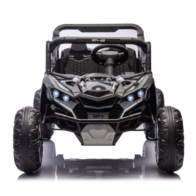 24V Two-Seater Kids Ride On UTV W/Parents Remote Control,Four-Wheel Suspension,Slow Start,Large wheel design,Anti-collision bar,Storage space,Music,USB,Bluetooth,Volume control,LED lights for Kids 3+. - Image 8