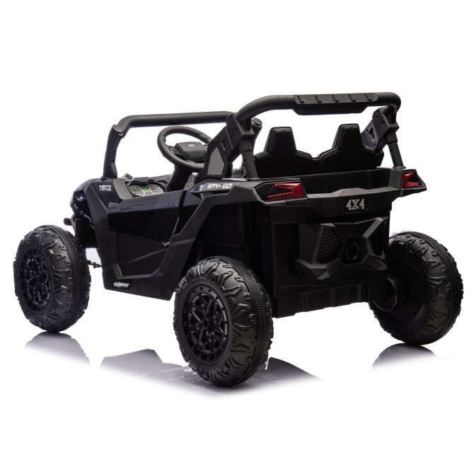 24V Two-Seater Kids Ride On UTV W/Parents Remote Control,Four-Wheel Suspension,Slow Start,Large wheel design,Anti-collision bar,Storage space,Music,USB,Bluetooth,Volume control,LED lights for Kids 3+. - Image 9