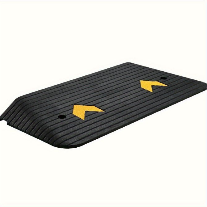 3-inch rubber threshold ramp - heavy-duty single-aisle design, non-slip surface (33,069 lb load capacity) - ideal for wheelchairs, scooters and mobility AIDS - Image 6
