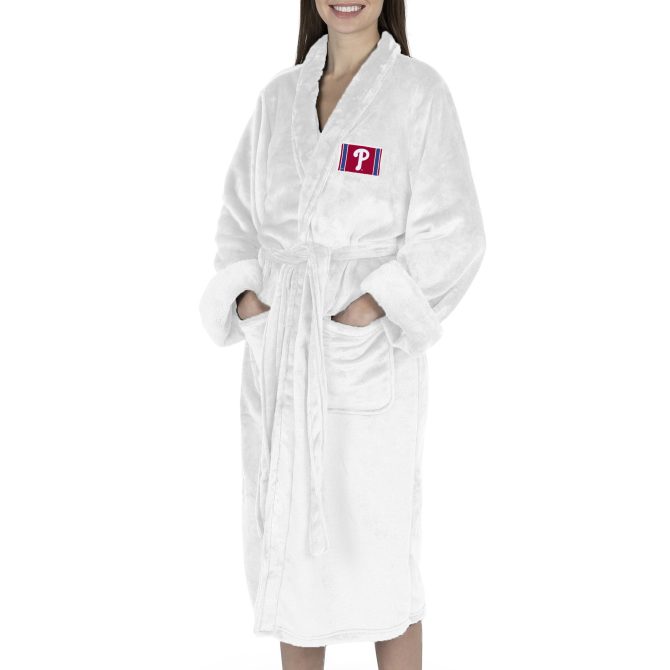Philadelphia Phillies MLB Tag Silk Touch Robe Small/Medium