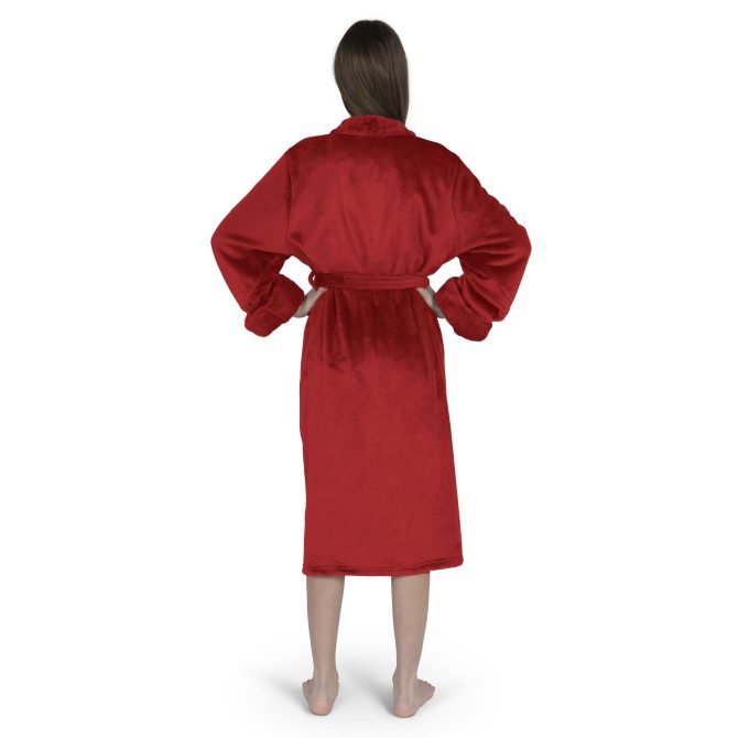 Carolina Hurricanes NHL Red Snipe S/M Silk Touch Robe 23X41 Inches - Image 3
