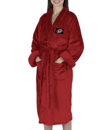 Carolina Hurricanes NHL Red Snipe S/M Silk Touch Robe 23X41 Inches