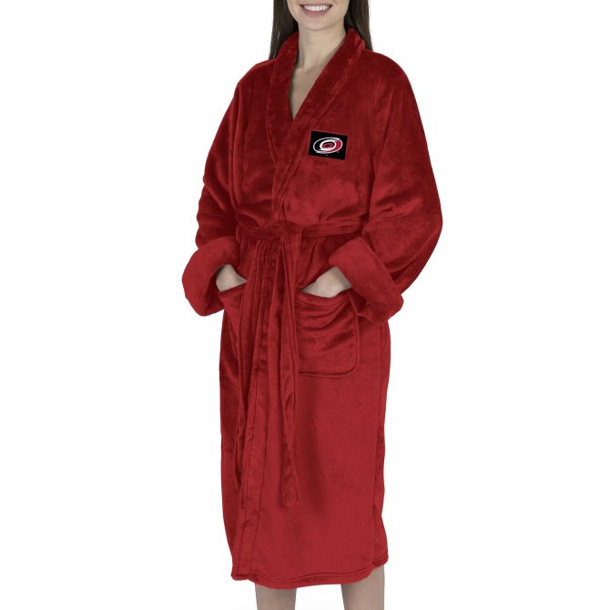 Carolina Hurricanes NHL Red Snipe S/M Silk Touch Robe 23X41 Inches