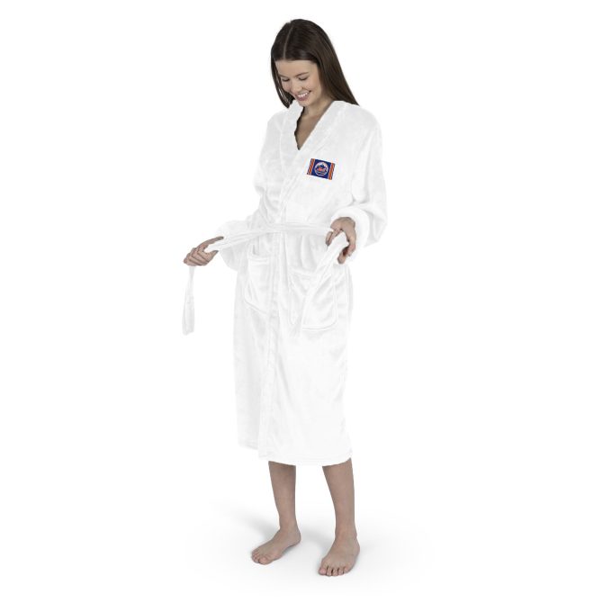 New York Mets MLB Tag Silk Touch Robe Small/Medium - Image 2