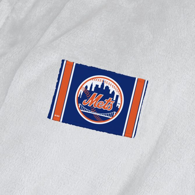 New York Mets MLB Tag Silk Touch Robe Small/Medium - Image 4