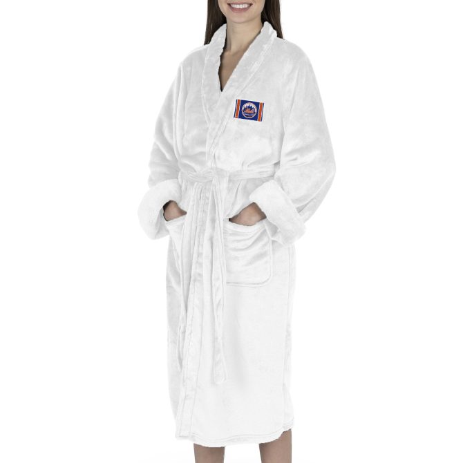 New York Mets MLB Tag Silk Touch Robe Small/Medium