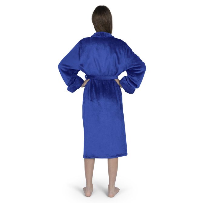 St. Louis Blues NHL Royal Blue Snipe S/M Silk Touch Robe 23X41 Inches - Image 3