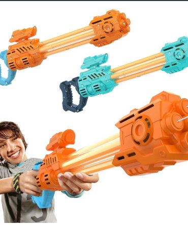 (2-Pack) Water Gun for Kids Super Squirt Guns Water Soaker Blaster for Teens Adults Summer Outdoor Water Fighting Toy for Swimming Pool Party Garden Beach Sand Water Toys for 8 9 10 11 12 Kid