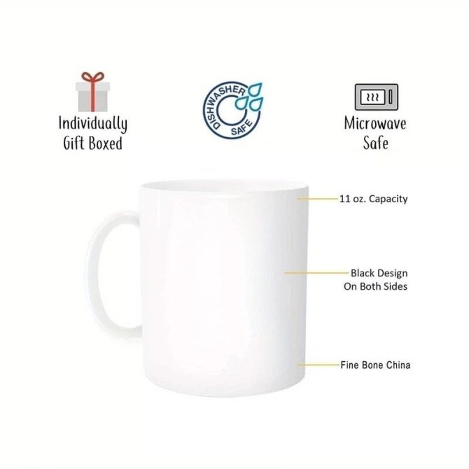 11oz Retirement Coffee Mug - Funny "Retired! Under New Management" Design, Perfect Gift for Men, Father, Husband, - Image 6