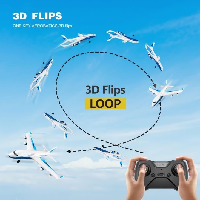 G2 RC Plane 4-Axis Fighter Jet 2.4Ghz 2 Channel RC Aircraft with LED 1~2 Batteries,birthday gifts,holiday gifts for kids ,US - Image 3