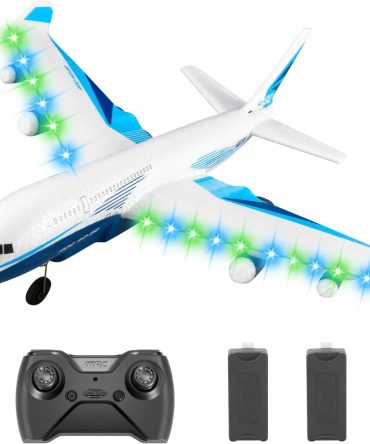 G2 RC Plane 4-Axis Fighter Jet 2.4Ghz 2 Channel RC Aircraft with LED 1~2 Batteries,birthday gifts,holiday gifts for kids ,US