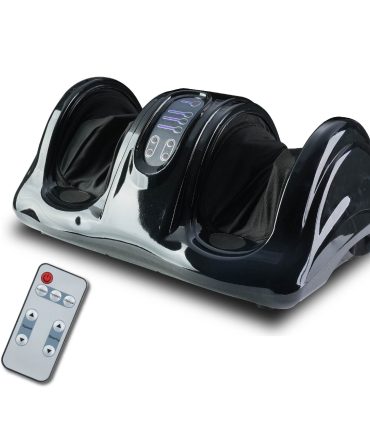 Premium Quality Foot Massager with Remote Control – Deep Kneading, Rolling, and Heat Therapy for Feet, Ankles, Calves, and Legs – Pain Relief & Circulation Boost, Perfect Gift for Men, Women, Parents
