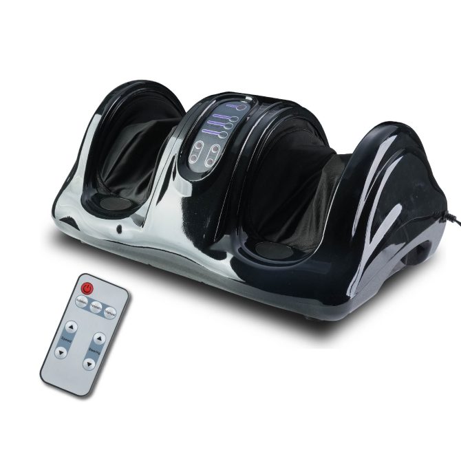 Premium Quality Foot Massager with Remote Control – Deep Kneading, Rolling, and Heat Therapy for Feet, Ankles, Calves, and Legs – Pain Relief & Circulation Boost, Perfect Gift for Men, Women, Parents