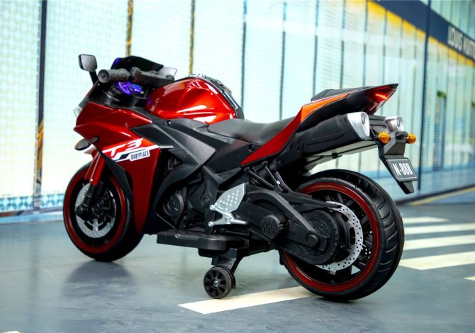 kids motorcycle 12V motorcycle for kids 3 4 5 6 years Boys Girls 12v7ah kids motorcycle ride on toy with Training Wheels/manual throttle/ drive by hand /Lighting wheels - Image 10