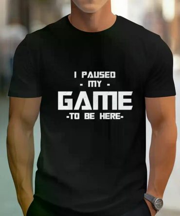Heavyweight Cotton T-shirt, Durable Material, Letter Printed Design, Ideal for Fitness Enthusiasts and Gym Goers.