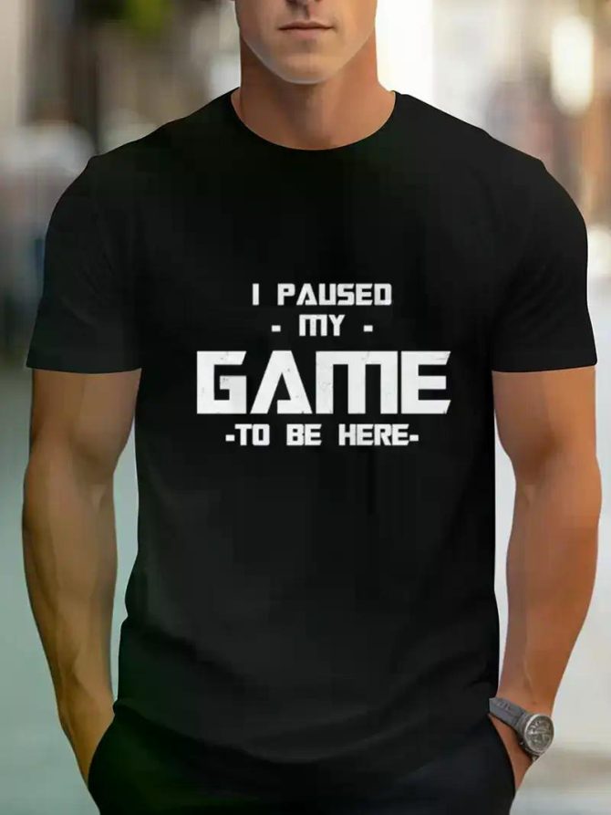 Heavyweight Cotton T-shirt, Durable Material, Letter Printed Design, Ideal for Fitness Enthusiasts and Gym Goers. - Image 25