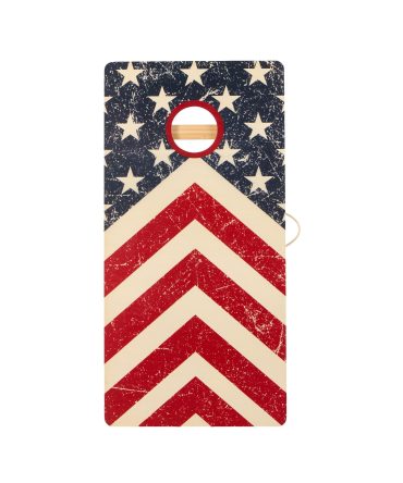 4x2 FT Large Size Cornhole Board Set of 2, Wooden Outdoor Game Board Set with 8 Bean Bags, Perfect for Lawn, Backyard, Beach, Park
