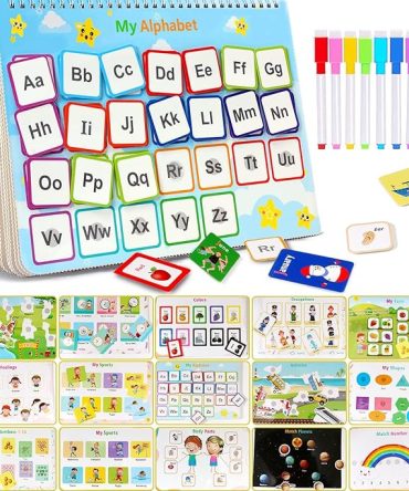 Montessori Toys for Toddler Busy Book: Preschool Learning Activities 3 4 5 Year Old Boys Girls Kids Gifts
