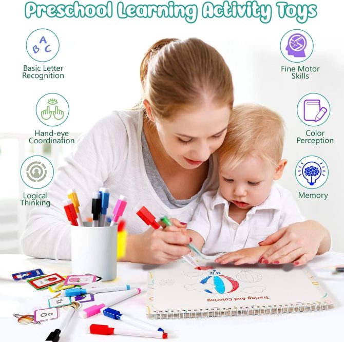 Montessori Toys for Toddler Busy Book: Preschool Learning Activities 3 4 5 Year Old Boys Girls Kids Gifts - Image 5