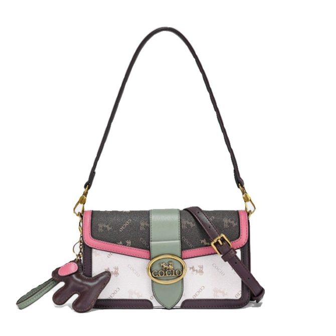 New collision color baguette bag fashion trend new shoulder armpit bag this year's popular models casual women's bags - Image 2
