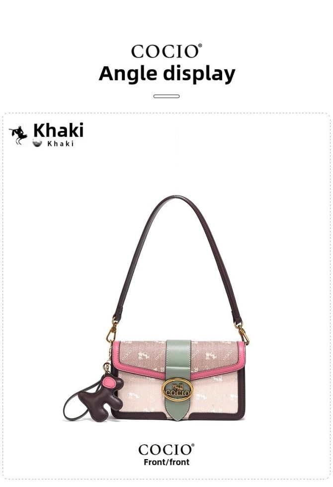 New collision color baguette bag fashion trend new shoulder armpit bag this year's popular models casual women's bags - Image 7