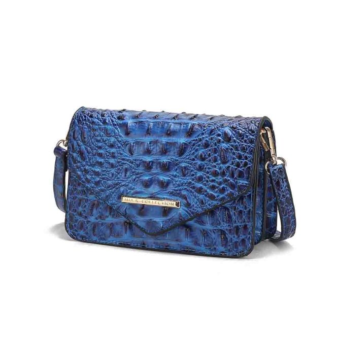 MKF Collection Vanta Saddle Croc-Embossed Shoulder Handbag by Mia K - Image 19