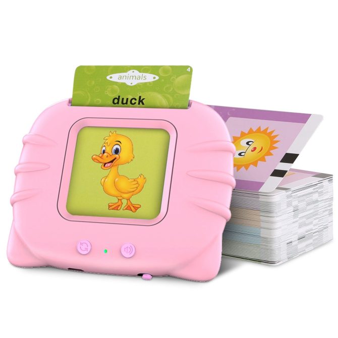 224 Words Kid Flash Talking Cards 112 Card Electronic Cognitive Audio Toddler Reading Machine Animal Shape Color Repeated Learning Cards English For Child 1-5 Years Old - Image 11