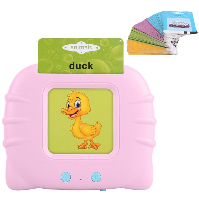 224 Words Kid Flash Talking Cards 112 Card Electronic Cognitive Audio Toddler Reading Machine Animal Shape Color Repeated Learning Cards English For Child 1-5 Years Old - Image 13