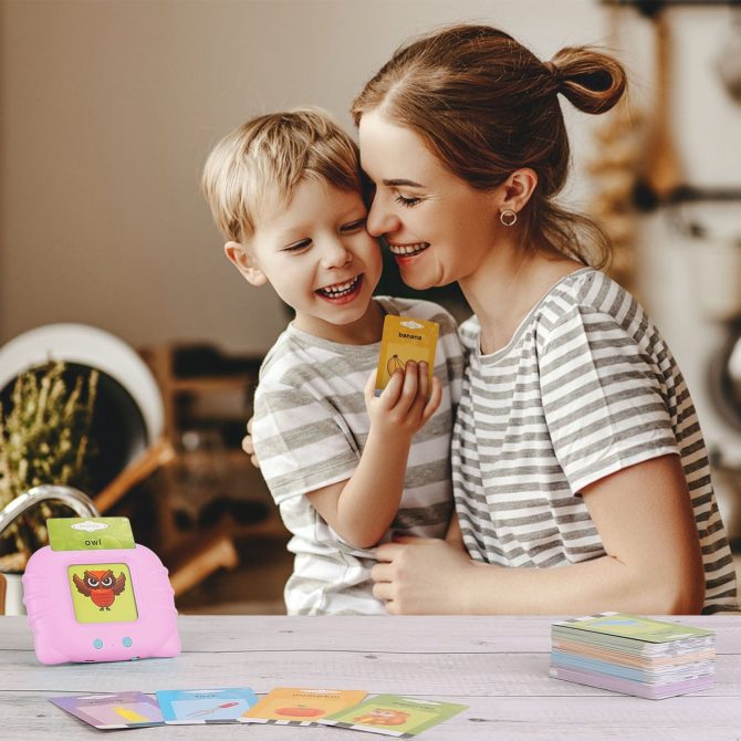 224 Words Kid Flash Talking Cards 112 Card Electronic Cognitive Audio Toddler Reading Machine Animal Shape Color Repeated Learning Cards English For Child 1-5 Years Old - Image 20