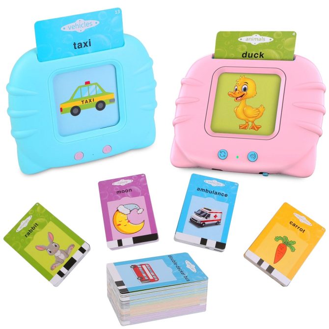 224 Words Kid Flash Talking Cards 112 Card Electronic Cognitive Audio Toddler Reading Machine Animal Shape Color Repeated Learning Cards English For Child 1-5 Years Old - Image 5