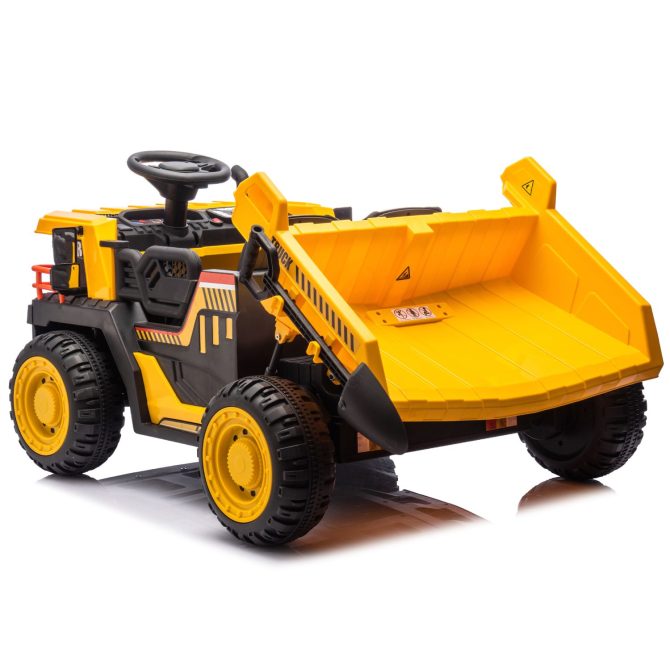 24V Two-seater Kids Ride On Electric Car W/parents control,Seat width 19.69in,400W motor,E-rear dump,light&rear searchlight,USB,MP3,Bluetooth,Music,Provide a Speed of 3.11-4.97MPH For Kids Aged 3+. - Image 13