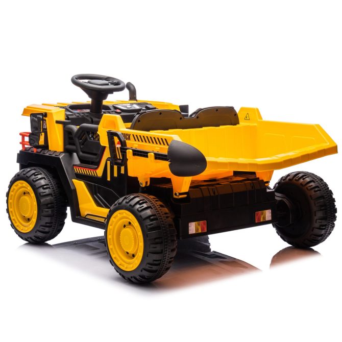 24V Two-seater Kids Ride On Electric Car W/parents control,Seat width 19.69in,400W motor,E-rear dump,light&rear searchlight,USB,MP3,Bluetooth,Music,Provide a Speed of 3.11-4.97MPH For Kids Aged 3+. - Image 14
