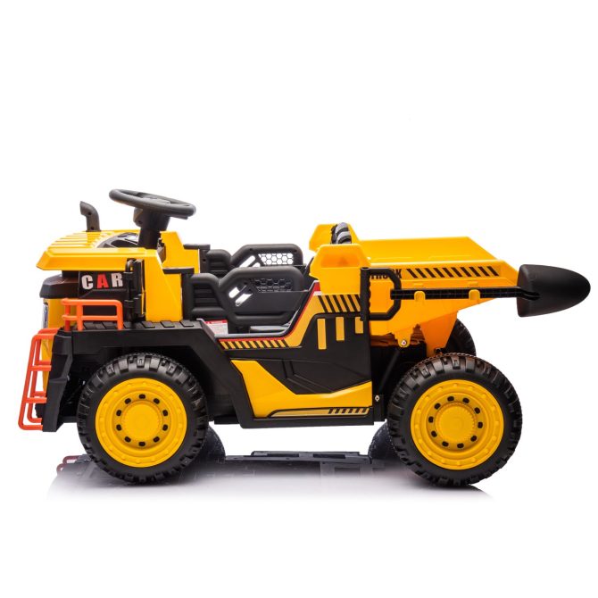 24V Two-seater Kids Ride On Electric Car W/parents control,Seat width 19.69in,400W motor,E-rear dump,light&rear searchlight,USB,MP3,Bluetooth,Music,Provide a Speed of 3.11-4.97MPH For Kids Aged 3+. - Image 15