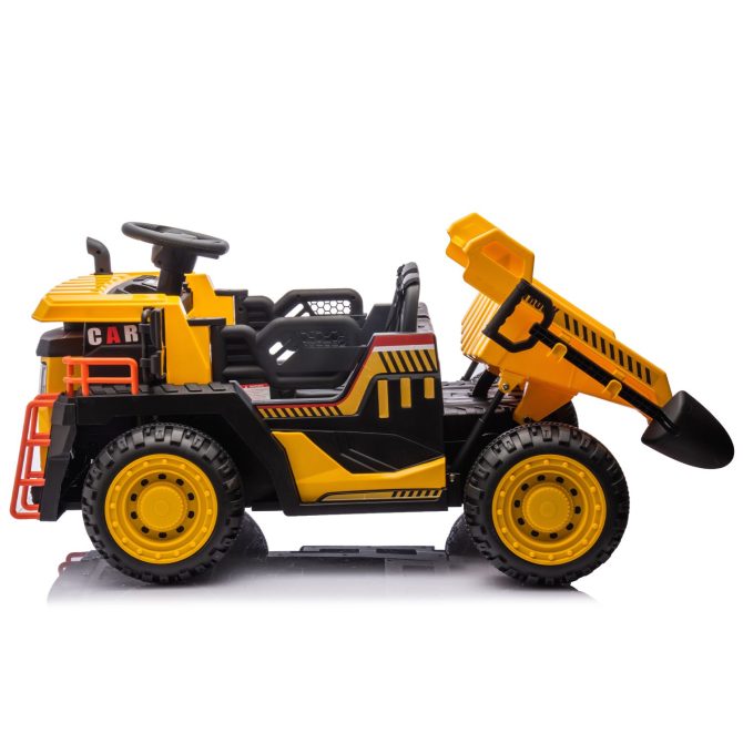 24V Two-seater Kids Ride On Electric Car W/parents control,Seat width 19.69in,400W motor,E-rear dump,light&rear searchlight,USB,MP3,Bluetooth,Music,Provide a Speed of 3.11-4.97MPH For Kids Aged 3+. - Image 16