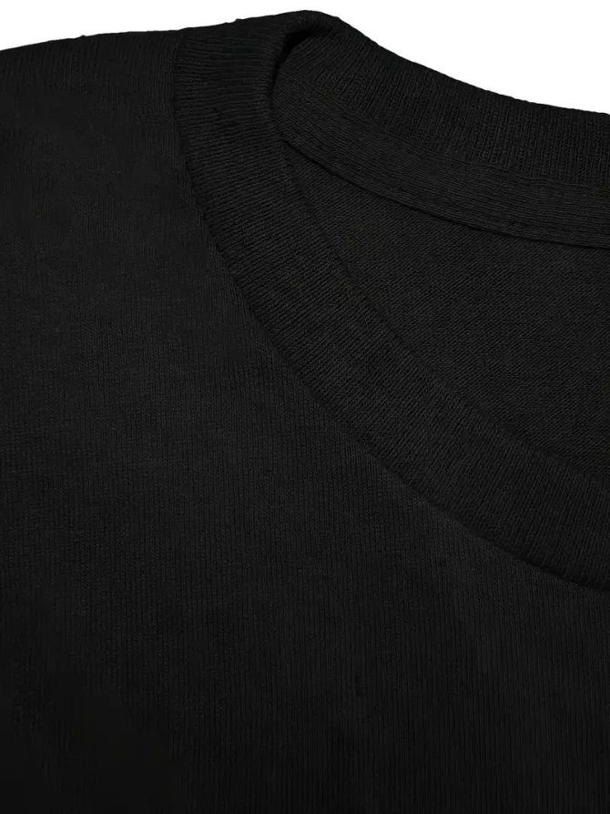 1 pc, 100% cotton T-shirt, Silhouette Fishing Design Comfort version of cotton men's T-shirt - Image 33