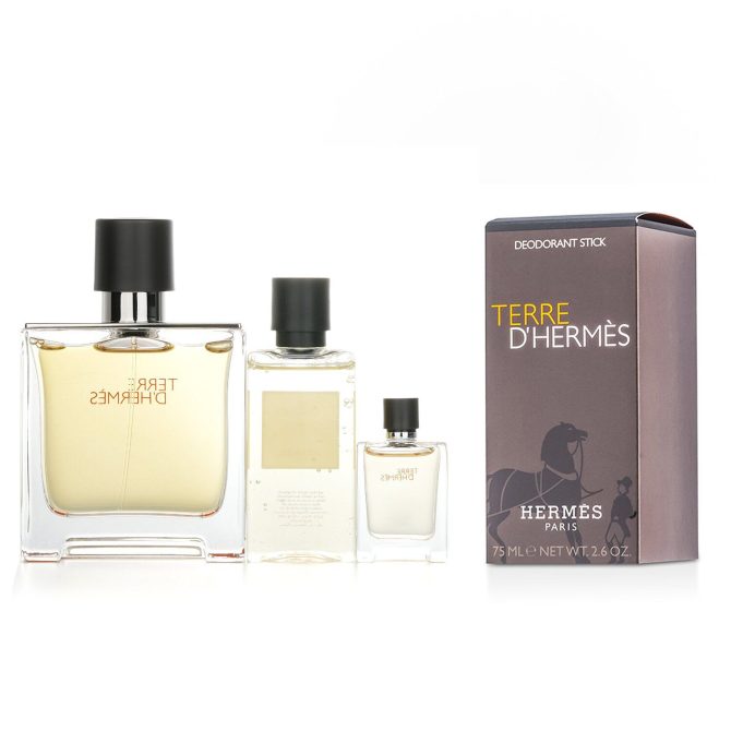 HERMES - Hermes Terre D'Hermes Pure Set + Terre D'Hermes Deodorant Stick 2pcs - Image 3