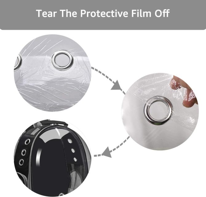 Cat Backpack Carrier Bubble Bag; Small Dog Backpack Carrier for Small Dogs; Space Capsule Pet Carrier Dog Hiking Backpack Airline Approved Travel Carrier - Image 8