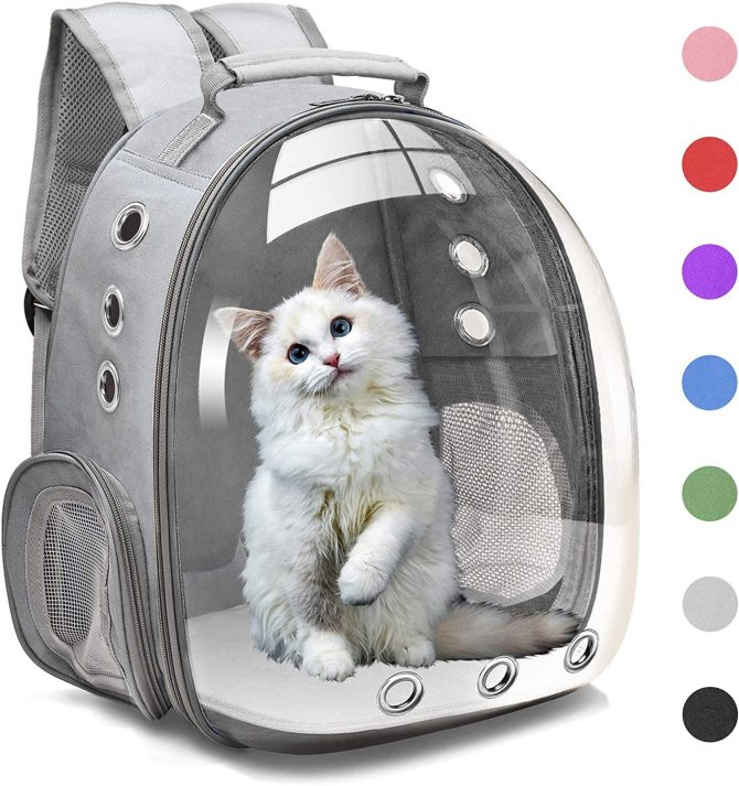Cat Backpack Carrier Bubble Bag; Small Dog Backpack Carrier for Small Dogs; Space Capsule Pet Carrier Dog Hiking Backpack Airline Approved Travel Carrier - Image 47