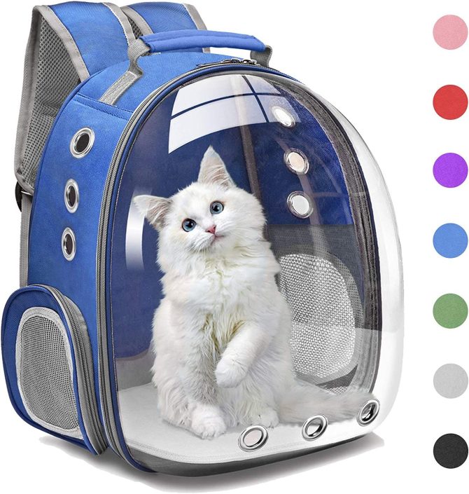 Cat Backpack Carrier Bubble Bag; Small Dog Backpack Carrier for Small Dogs; Space Capsule Pet Carrier Dog Hiking Backpack Airline Approved Travel Carrier - Image 20