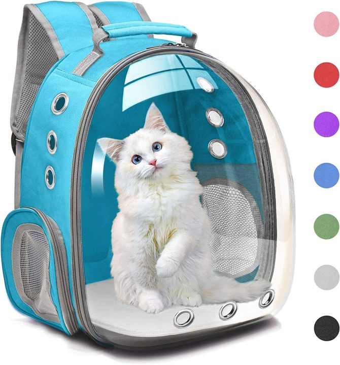 Cat Backpack Carrier Bubble Bag; Small Dog Backpack Carrier for Small Dogs; Space Capsule Pet Carrier Dog Hiking Backpack Airline Approved Travel Carrier - Image 29