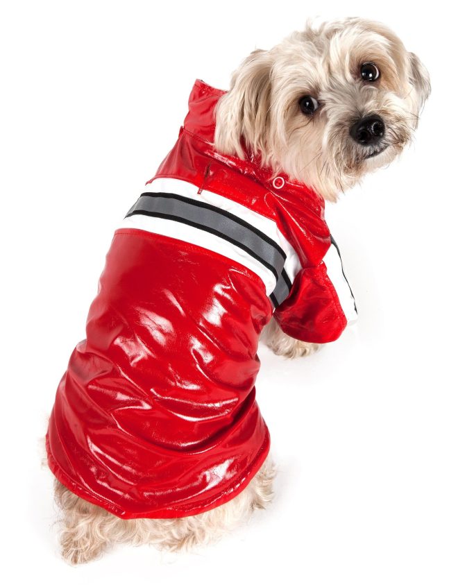 Reflecta-Glow Reflective Waterproof Adjustable Pvc Pet Raincoat - Image 3